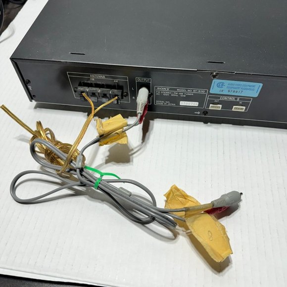 Vintage Sony ST-S110 FM/AM Tuner (WORKNG) - Classic Radio Technology 📻 - Picture 14 of 16
